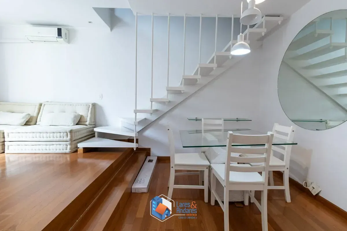 Foto do imóvel Duplex para venda em Itaim Bibi com 1 quarto, sendo 1 suíte, 70m² em Rua Jesuíno Arruda