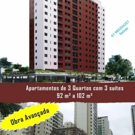 Apartamento com 3 Quartos à Venda, 91 m² em Sul (Águas Claras) - Brasília
