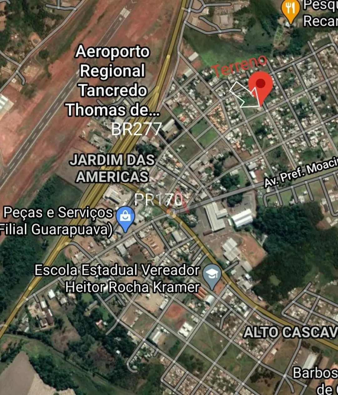 Foto do imóvel Terreno Av. Aragão Mattos Leão