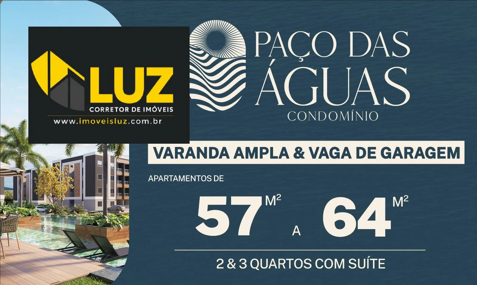 Imagem PAÇO DAS ÁGUAS - O seu novo começo começa aqui no Jaçanaú