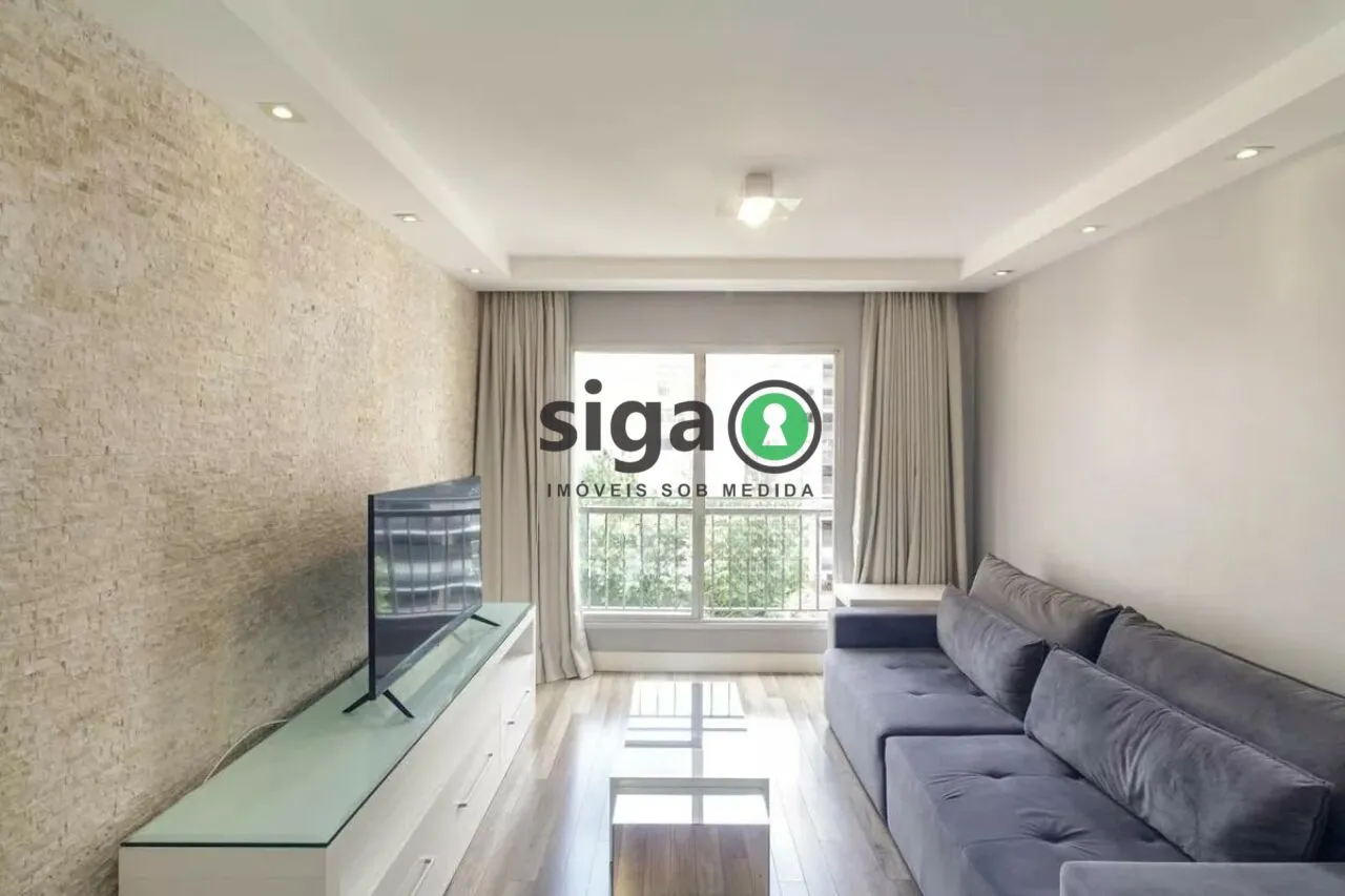 Imagem APARTAMENTO Á VENDA OU LOCAÇÃO EM HIGIENÓPOLIS COM 90M², PORTEIRA FECHADA, 2 QUARTOS, 1 VAGA!