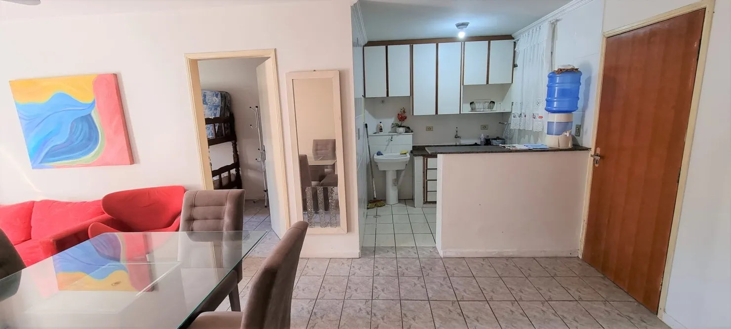 Imagem Amplo Apartamento na Praia Grande - Ubatuba: 3 Dormitórios, Suíte, 2 Sacadas, Sala Ampla e Vaga Coberta