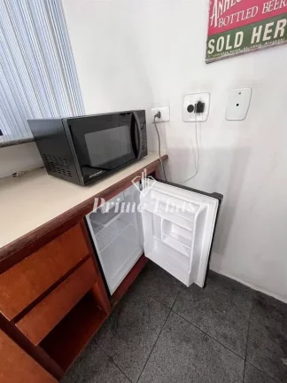 Imagem Flat disponível para locação no Edificio Griffes Residencial, com 30m², 1 dormitório e 1 vaga de garagem