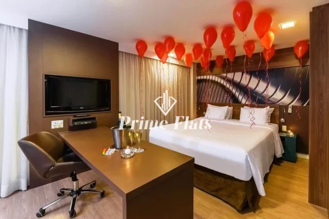 Imagem Flat disponível para venda no Mercure São Paulo Moema Times Square, com 30m², 1 dormitório e 1 vaga
