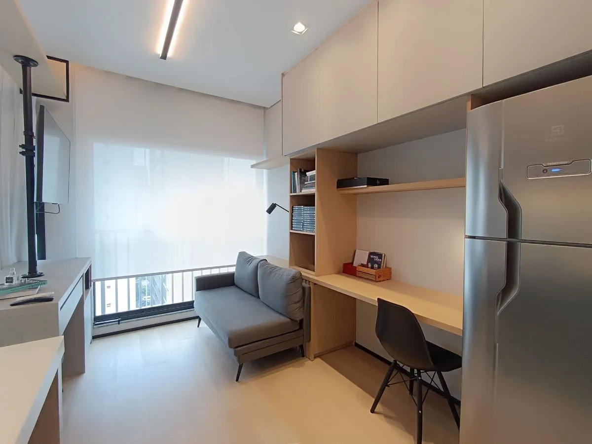 Imagem Apartamento com 1 Quarto para alugar, 23m² - Pinheiros