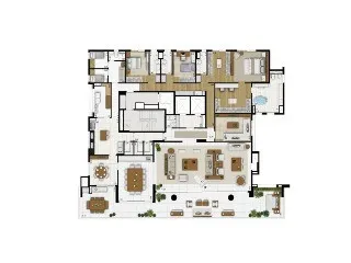 Imagem Edifício Altto Campo Belo São Paul, apartamento com 4 quartos em Campo Belo São Paulo SP, apartment in São Paulo Brazil
