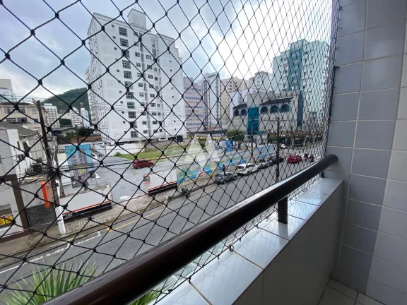 Imagem Apartamento 2 dormitórios, com vaga e lazer no prédio.Quadra da praia do Itararé, São Vicente/SP