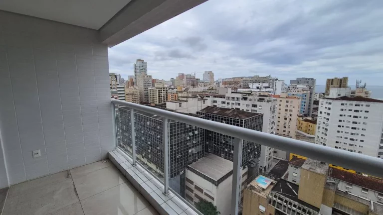 Imagem Excelente Apartamento de 74,46m2 com Vista Mar- Gonzaga