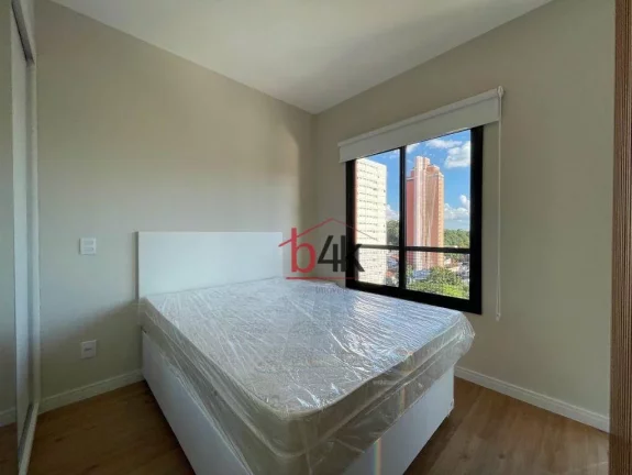 Imagem Apartamento mobiliado com 1 dormitório para alugar, 34 m² por R$ 3.966/mês - Chácara Santo Antônio (Zona Sul)