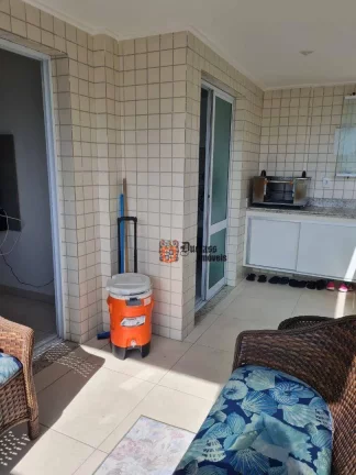 Imagem Apartamento com 1 dormitório à venda, 56 m² por R$ 360.000 - Vila Guilhermina - Praia Grande/SP