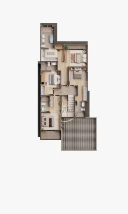 Imagem Casa Sobrado 4 dormitórios ( 4 suítes), 290 m²,Terras Alpha, Urbanova.