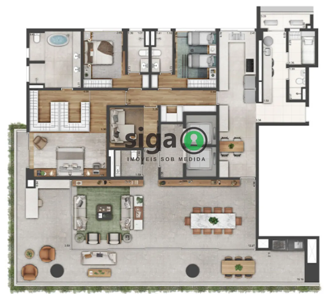 Imagem Casa Sabiá Even - Apartamento 3 suítes extraordinárias a 5 minutos do Parque do Ibirapuera
