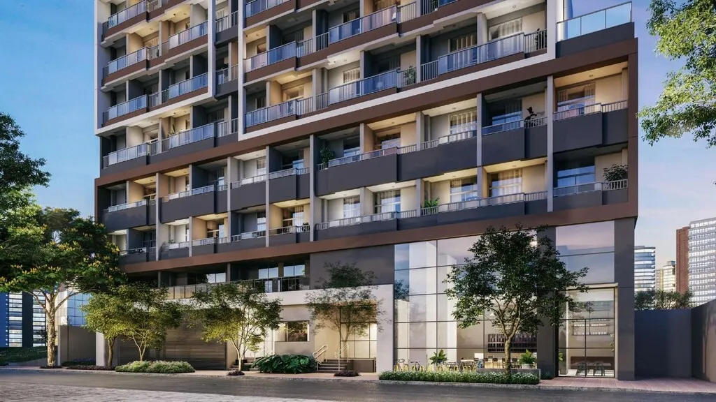 Imagem DNA de design, sofisticação e arquitetura contemporânea que interage e se insere à textura do ba...