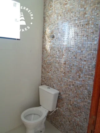 Imagem Casa duplex composta de duas suítes lavabo duas vagas de garagem porcelanato Santa Mônica Guarapari