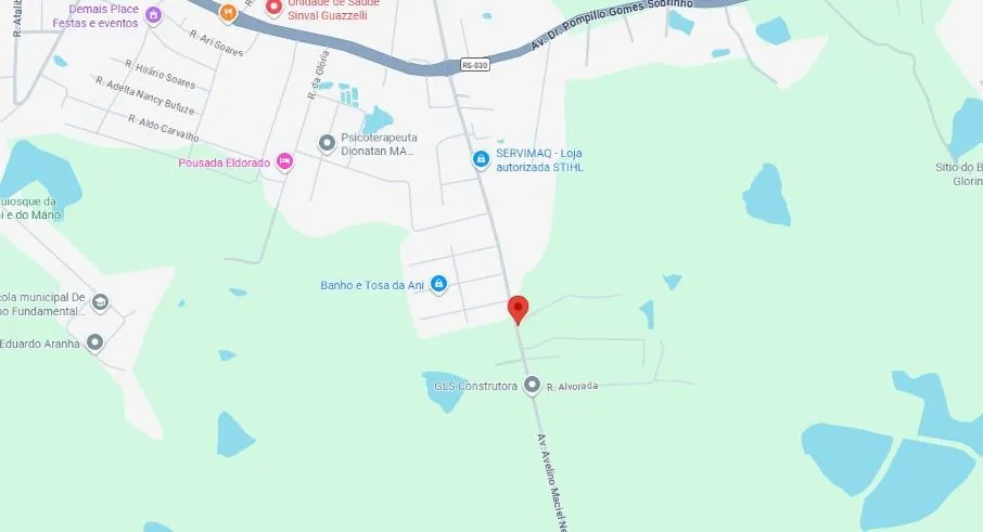 Imagem Excelente Terreno (podendo ser utilizado como Sítio/Chácara/Condomínio Residencial ou Comercial) com aproximadamente 40mil metros quadrados no município de Glorinha.