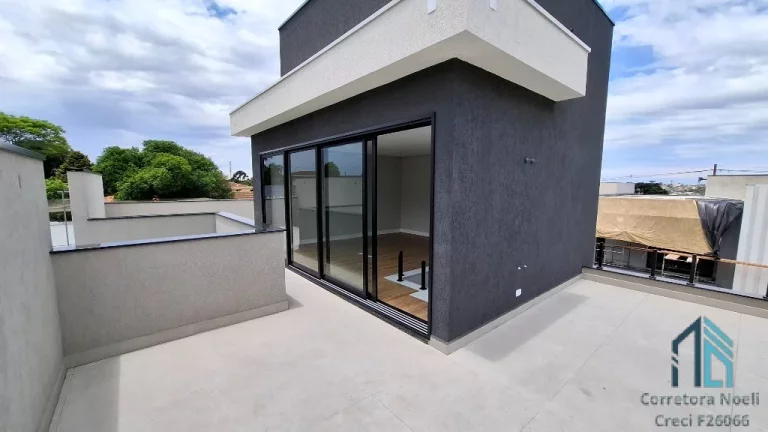 Imagem Casa nova em Condomínio, 04 quartos sendo 02 suítes, terraço, no Boa Vista em Curitiba PR