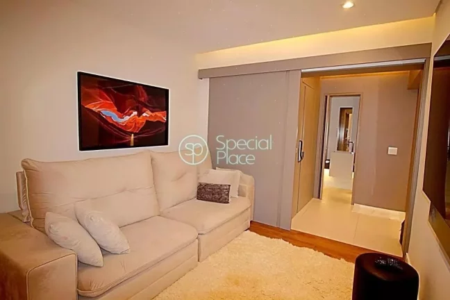 Imagem Excelente apartamento garden no Panamby - Área: 238m² - Living com pé direito duplo, varanda com ...