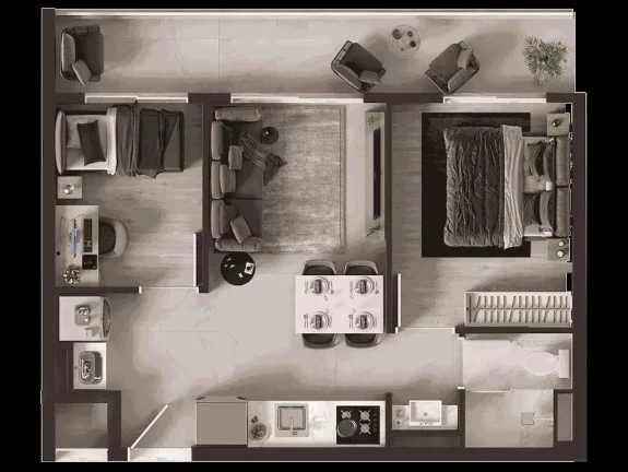 Imagem ISLA MORUMBI - TARJAB - Aptos 43m², 2 dorms, próximo à Estação Vila Sônia do Metrô!