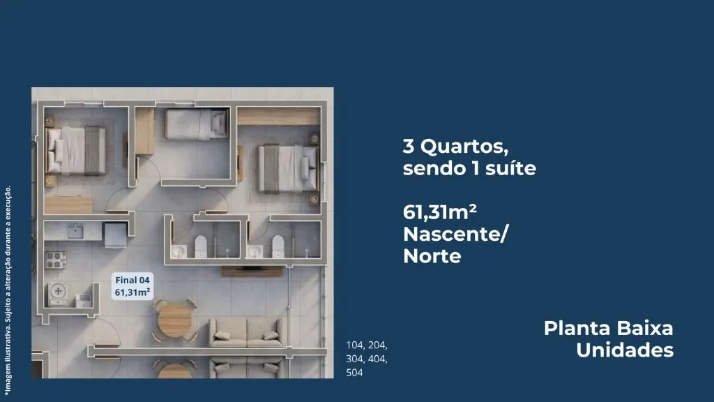 Imagem Apartamento com 3 dormitórios à venda, 61 m² por R$ 448.999,00 - Bairro dos Estados - João Pessoa/PB