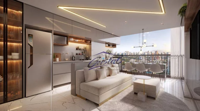 Imagem Apartamento à venda, 53 m² por R$ 668.343,00 - Barra Funda - São Paulo/SP