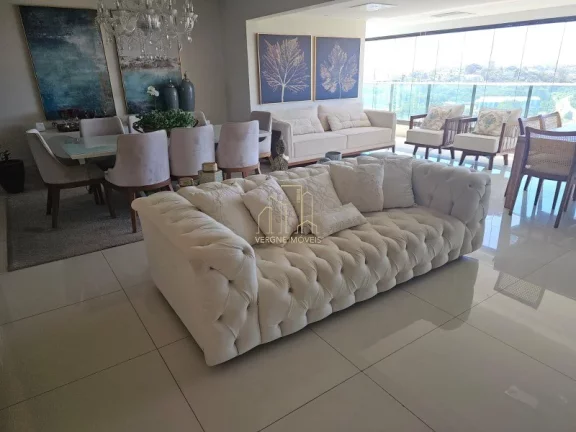 Imagem Apartamento alto luxo com três suítes vista mar varanda gourmet a venda na Colina A em Patamares