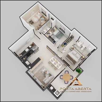 Imagem Apto 3 Quartos, sendo 1 Suite - Bom Retiro - COD 753