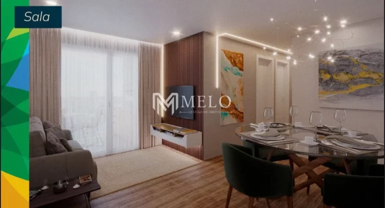 Imagem 3 QUARTOS SENDO 2 SUITES (1 SUITE REVERSÍVEL - 62,23 m2), VARANDA GOURMET , 2 VAGAS