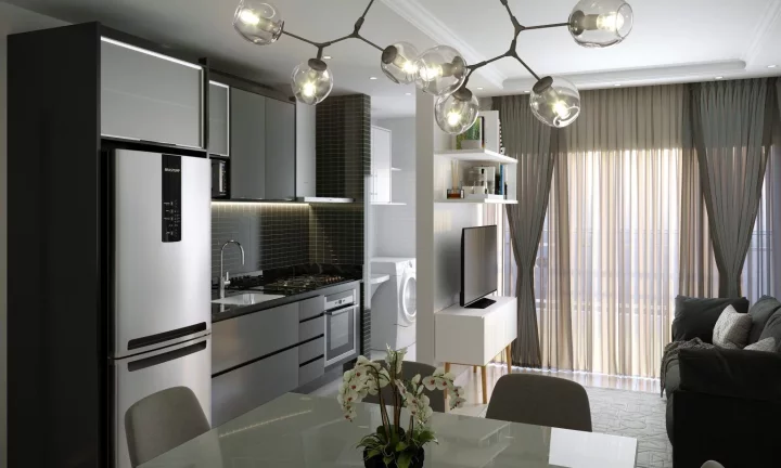Imagem Apartamento Mobiliado e Planejado 2 quartos à venda, 67 m² por R$ 700.000 - Praia Toninhas - Ubatuba/SP