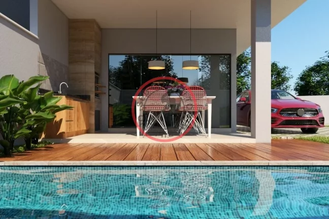 Imagem CAMBURY, 200 MTS DA PRAIA,CASAS EM CONDOMINIO COM 3 SUITES COM AREA UTIL DE 160MT