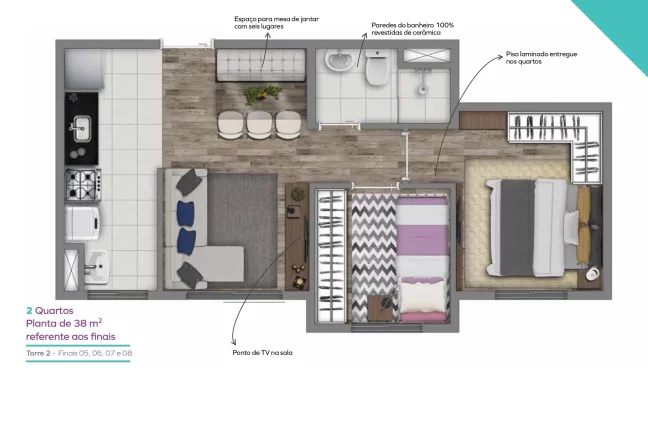Imagem APARTAMENTO RESIDENCIAL em SÃO PAULO - SP, JARDIM SANTA EMÍLIA