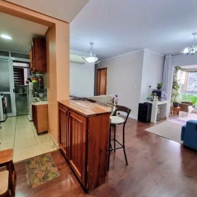 Imagem Apartamento de frente com vista panorâmica, sacada,3 dormitórios,1suíte para venda no bairro Centro Histórico em Porto Alegre/RS.