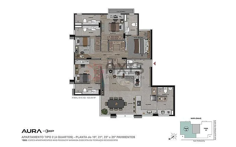 Imagem Apartamento 4 quartos no Santo Agostinho - Lazer completo