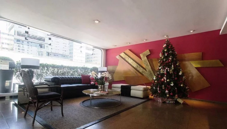 Imagem Flat disponível locação no Saint Thomas Residence Service no Jardim Paulista, com 50m², 2 dormitórios e 1 vaga