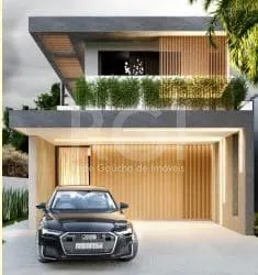 Imagem Casa Condominio para Venda - 221m², 3 dormitórios, sendo 2 suites, 2 vagas - Centro