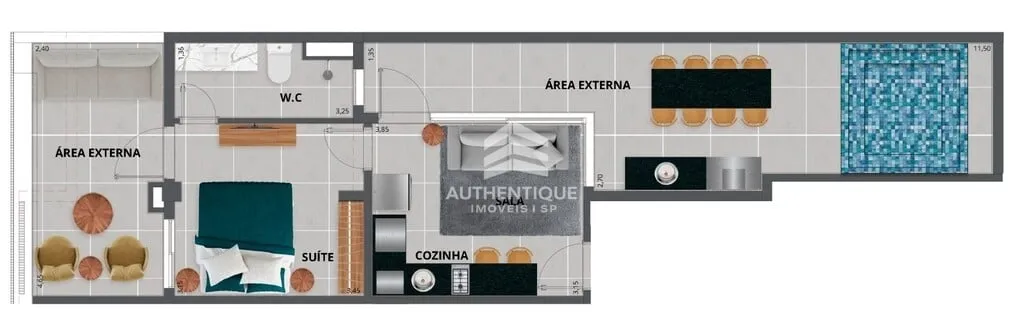 Imagem Arte Itaim - Apartamento à venda no bairro Itaim Bibi - São Paulo/SP, Zona Sul