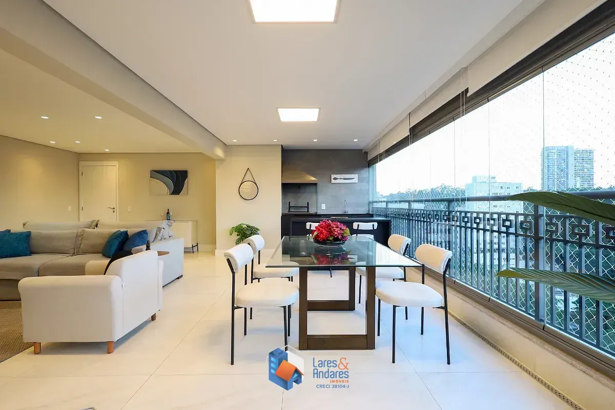 Foto do imóvel Apartamento para venda em Chácara Santo Antônio com 3 quartos, sendo 3 suítes, 137m² em Rua Bela Vista