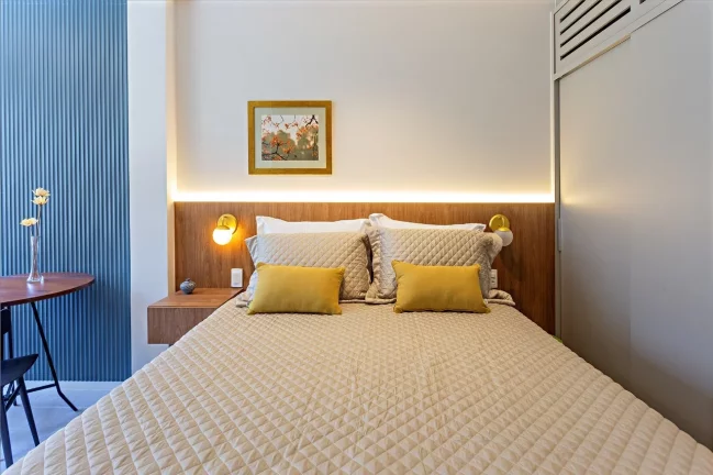 Imagem ZAHLE JARDINS - Lindo Studio de 28m², decorado e mobiliado, 15 minutos a pé do parque do Ibirapuera!
