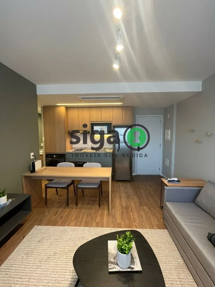 Imagem Apartamento á venda 38m² com vaga todo mobiliado localizado na Chácara Santo Antônio, São Paulo