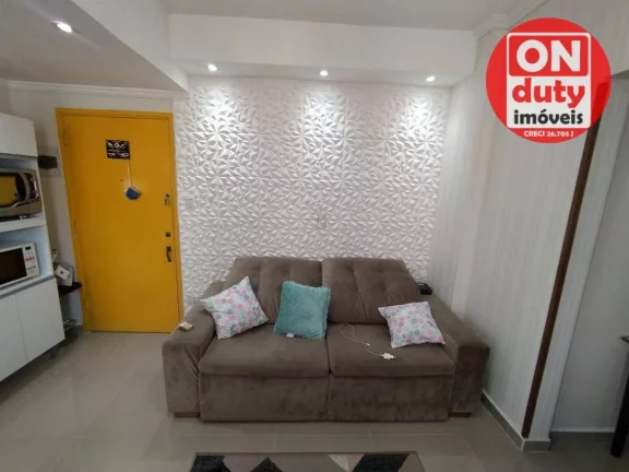 Imagem Apartamento com 1 dormitório à venda, 50 m² por R$ 245.000,00 - Itararé - São Vicente/SP