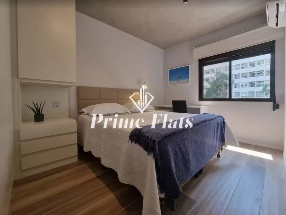 Imagem Flat disponível para locação no Condominio Edificio Flat London Residence Service no Jardim Paulista, com 42m², 1 dormitório e 1 vaga