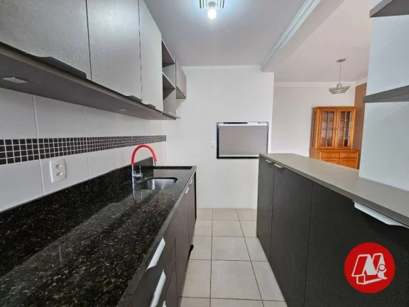 Imagem Morano aluga no bairro Santo Antônio, espetacular apartamento 2 dormitórios com 1 suíte e vaga de garagem dupla coberta.