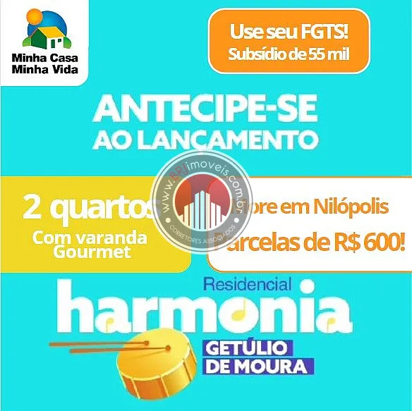 Imagem Apartamento em Lançamentos no bairro Centro - Nilopolis, RJ