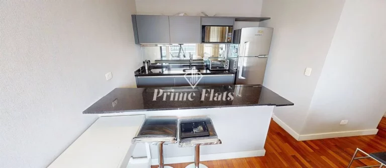 Imagem Flat disponível para locação no FL Residence, com 62m², 1 dormitório e 1 vaga de garagem