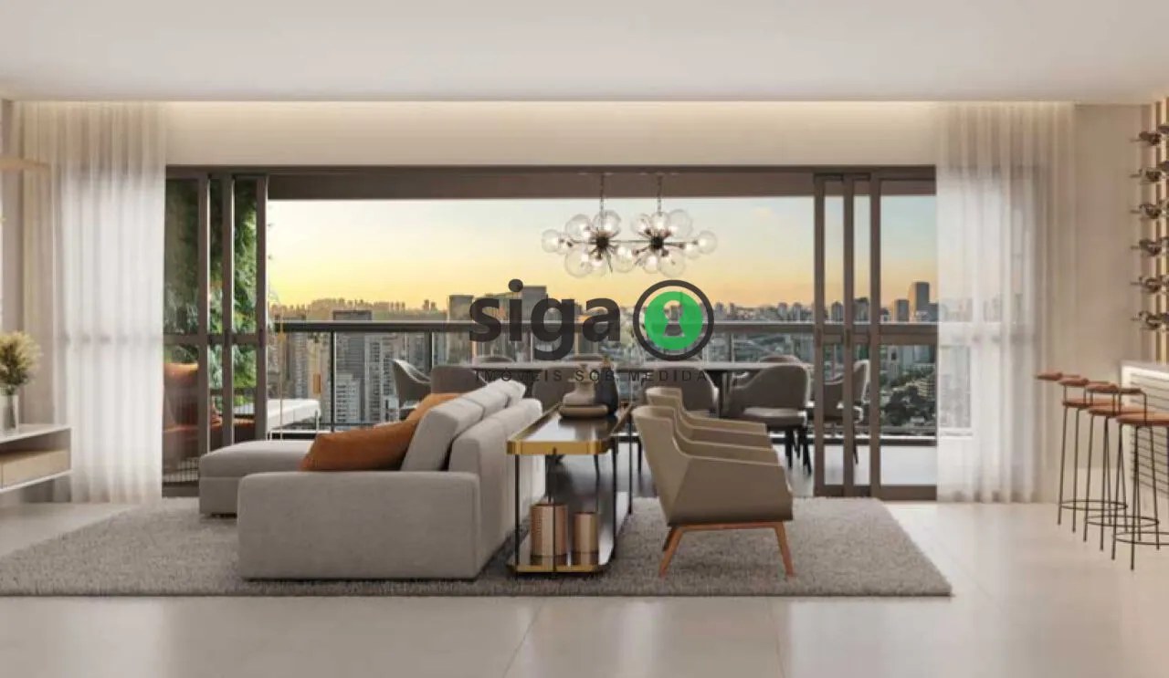 Imagem Apartamento Residencial no Brooklin 4 quartos, 2 vagas, 142m²