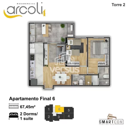 Imagem ENTRADA A PARTIR DE R$21.000,00 - LANÇAMENTO EM PRAIA GRANDE