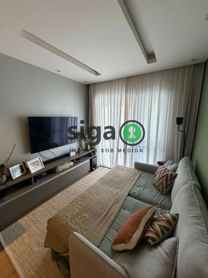 Imagem Apartamento 96m² com 2 quartos, 1 suíte, 2 vagas e varanda gourmet