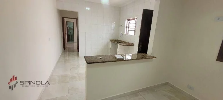 Imagem Casa com 2 dormitórios à venda, 70 m² por R$ 399.000,00 - Maracanã - Praia Grande/SP