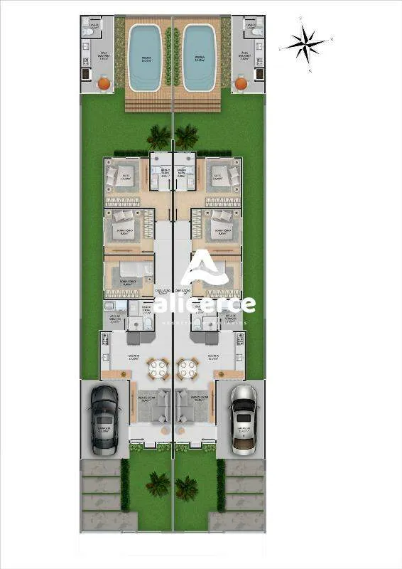 Imagem Sobrado à venda com 3 quartos 1 suíte, 100m² em Sertão do Maruim São José