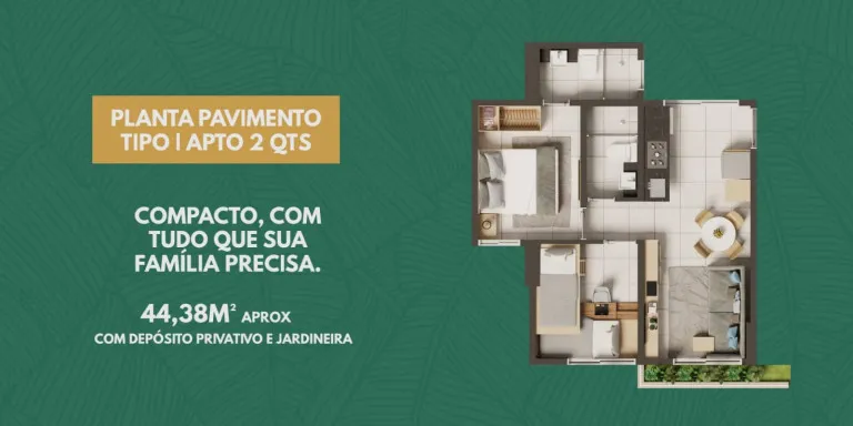 Imagem Apartamento com 2 Quartos à Venda, 44 m² em Boa Viagem - Recife