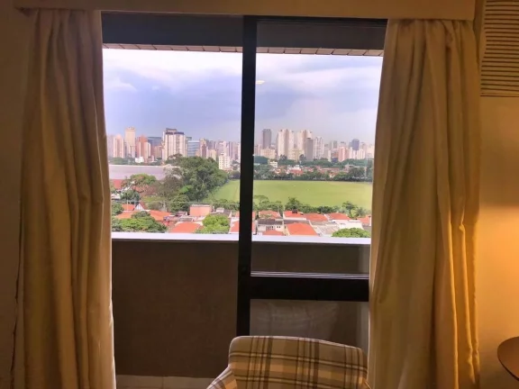 Imagem Flat disponível para locação no Hotel Premium Flats Berrini no Brooklin, com 30m², 1 dormitório e 1 vaga